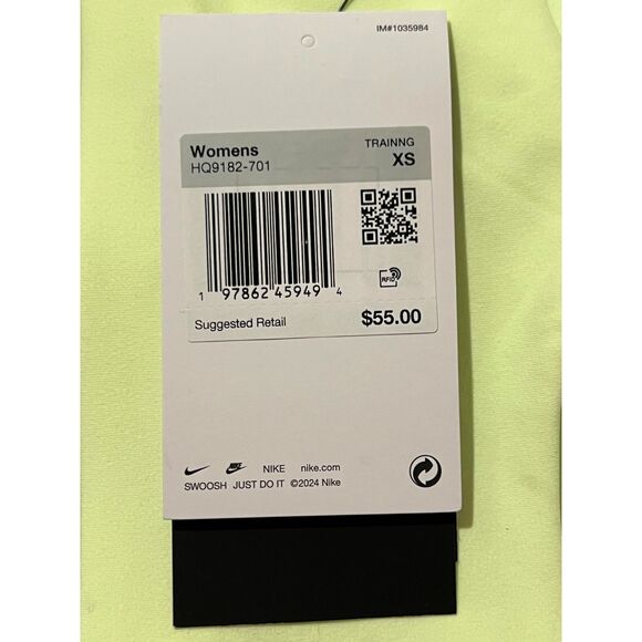 Nike Zenvy Asymmetrical Women's Light-Support Padded Sports Bra XS Green - Picture 4 of 4